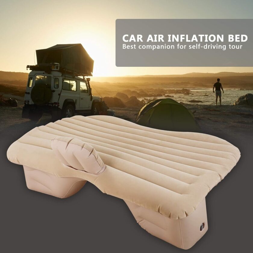 Flat Inflatable Car Back Seat Air Inflatable Mattress Portable – SuperSeller.pk