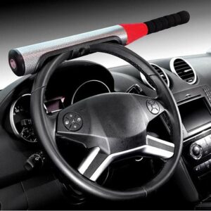 Baseball Bat Style Anti-Theft Car Steering Wheel Security Lock – Heavy Duty Vehicle Protection Lock