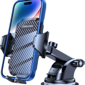 Phone Suction Car Mobile Holder Mount – 360° Adjustable Dashboard & Windshield Mobile Stand