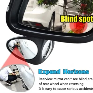 Universal Car Blind Spot Mirror – 360° Adjustable Wide Angle Rearview Safety Mirror