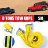 8Ton Heavy Duty Towing Rope With Storage Bag, Size 5M16.40FT
